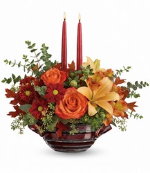 Autumn Gathering Centerpiece from McIntire Florist in Fulton, Missouri